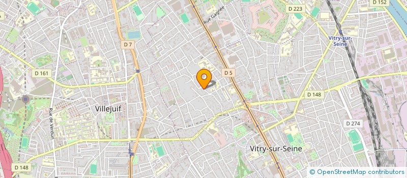 localisation de l'entreprise MONSIEUR ROMAIN JALBERT  VITRY-SUR-SEINE