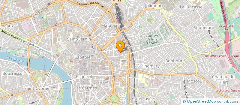 localisation de l'entreprise MONSIEUR ROMAIN JALBY  TOULOUSE