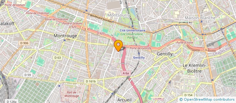 localisation de l'entreprise MONSIEUR ROMAIN JAMINET  MALAKOFF