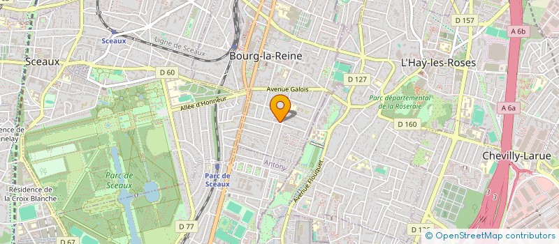 localisation de l'entreprise MONSIEUR ROMAIN JANNY à BOURG-LA-REINE