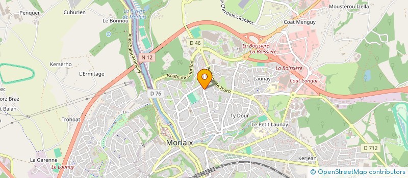 localisation de l'entreprise MONSIEUR ROMAIN JAOUEN à MORLAIX