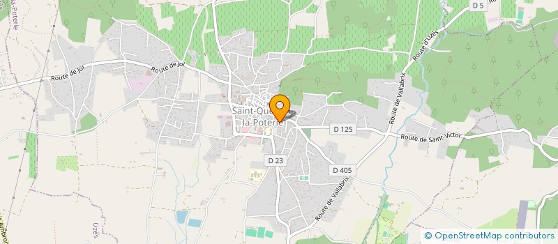 localisation de l'entreprise MONSIEUR ROMAIN JARDIN  SAINT-QUENTIN-LA-POTERIE