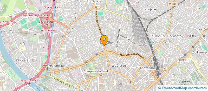 localisation de l'entreprise MONSIEUR ROMAIN JARRIGE à TOULOUSE