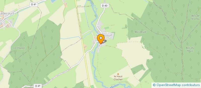 localisation de l'entreprise MONSIEUR ROMAIN JEANDIDIER  HAGECOURT