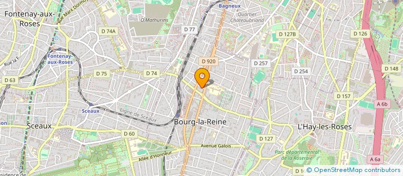 localisation de l'entreprise MONSIEUR ROMAIN JENNEQUIN à BOURG-LA-REINE