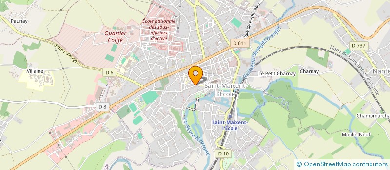 localisation de l'entreprise MONSIEUR ROMAIN JIACCONI  SAINT-MAIXENT-L'ECOLE