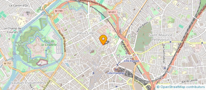 localisation de l'entreprise MONSIEUR ROMAIN JOBARD  LILLE