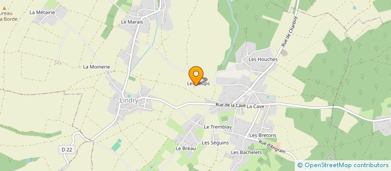 localisation de l'entreprise MONSIEUR ROMAIN JOLIVET  LINDRY