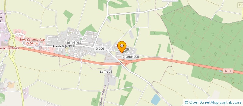 localisation de l'entreprise MONSIEUR ROMAIN JOLLIVET  FERRIERES