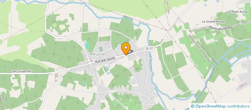 localisation de l'entreprise MONSIEUR ROMAIN JOLLY  MEUSNES