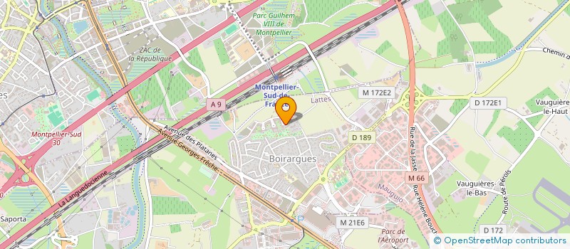 localisation de l'entreprise MONSIEUR ROMAIN JOLY à LATTES