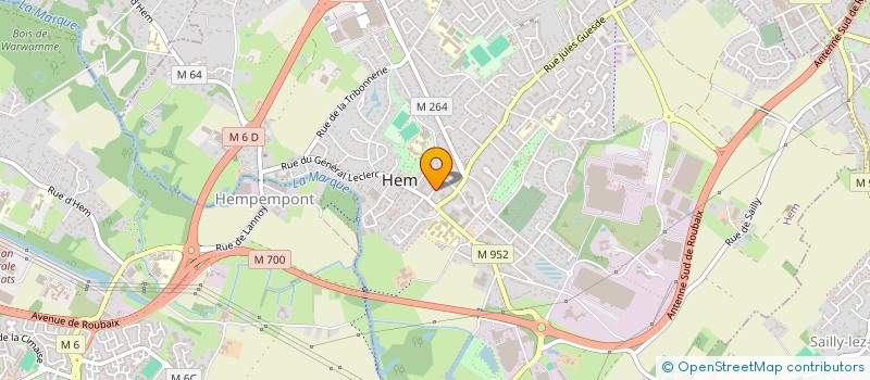 localisation de l'entreprise MONSIEUR ROMAIN JOLY  HEM