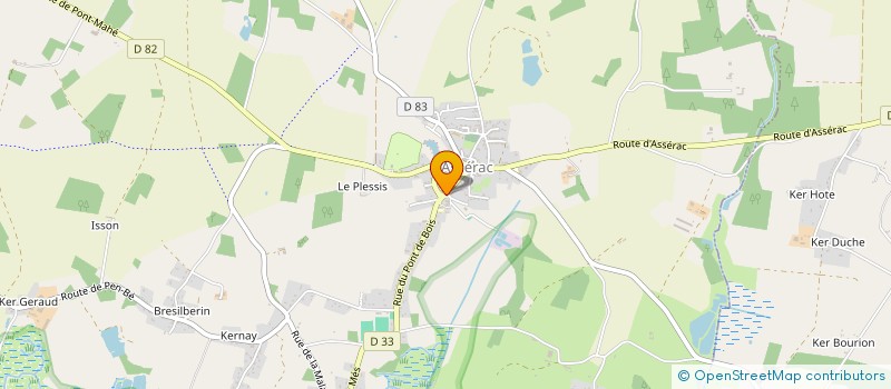 localisation de l'entreprise MONSIEUR ROMAIN JOSSO  ASSERAC