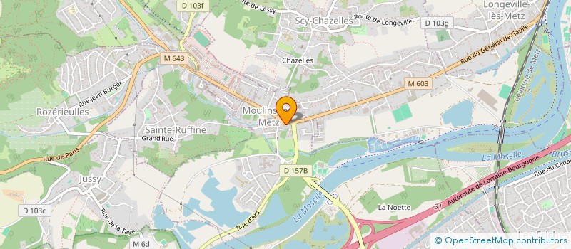 localisation de l'entreprise MONSIEUR ROMAIN JOST  METZ