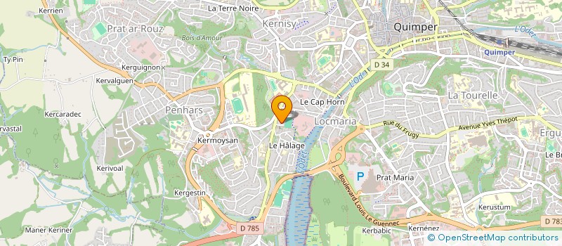 localisation de l'entreprise MONSIEUR ROMAIN JOUAN à QUIMPER