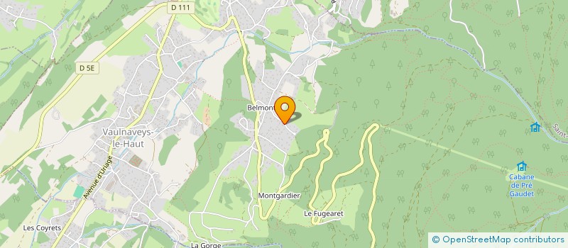 localisation de l'entreprise MONSIEUR ROMAIN JOUANIN  VAULNAVEYS-LE-HAUT