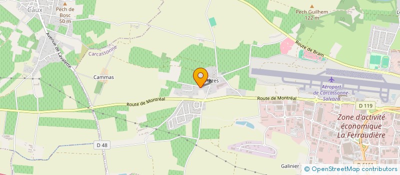 localisation de l'entreprise MONSIEUR ROMAIN JOULIA  CARCASSONNE