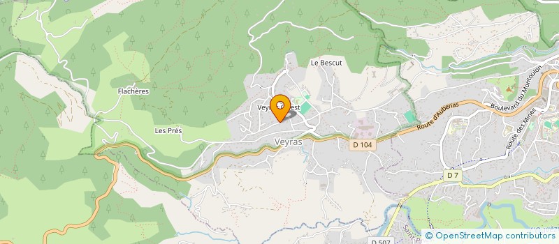 localisation de l'entreprise MONSIEUR ROMAIN JOURDAN  VEYRAS