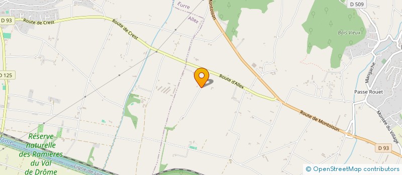 localisation de l'entreprise MONSIEUR ROMAIN JOURDAN à EURRE