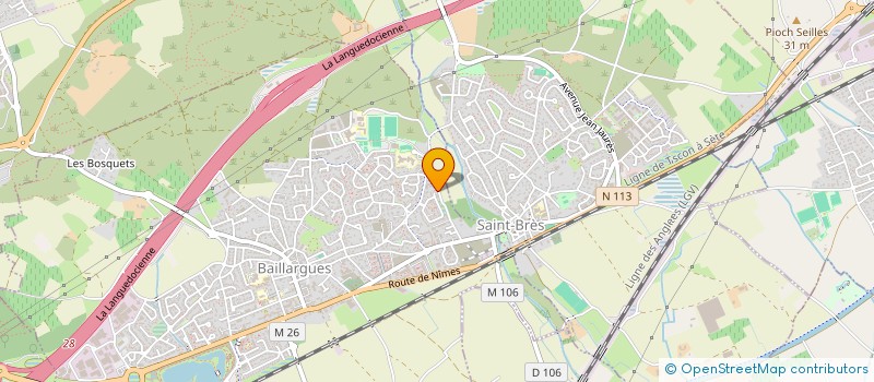 localisation de l'entreprise MONSIEUR ROMAIN JOURDAN à BAILLARGUES