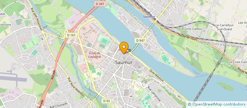 localisation de l'entreprise MONSIEUR ROMAIN JOUSSET  SAUMUR