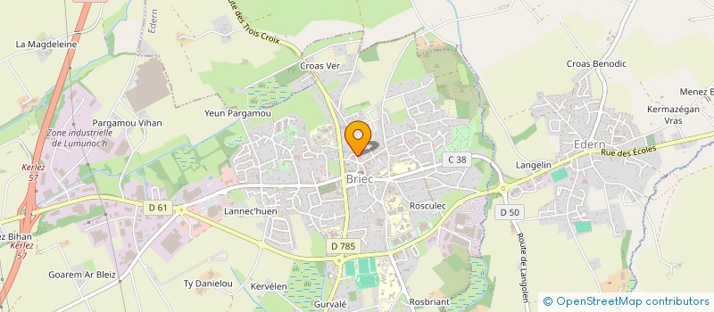 localisation de l'entreprise MONSIEUR ROMAIN JOVION  BRIEC