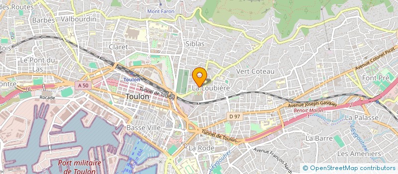 localisation de l'entreprise MONSIEUR ROMAIN KAYI  TOULON