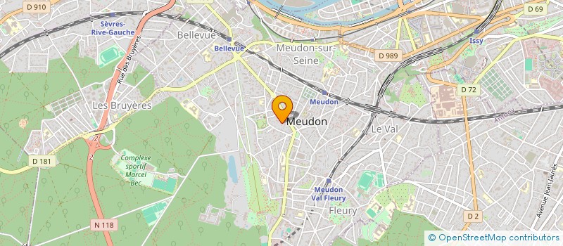 localisation de l'entreprise MONSIEUR ROMAIN KERSUZAN à MEUDON