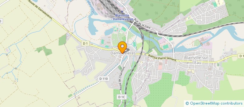 localisation de l'entreprise MONSIEUR ROMAIN KESTEL  DAMELEVIERES