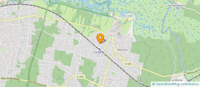 localisation de l'entreprise MONSIEUR ROMAIN KNEUBUHLER  LE TEICH