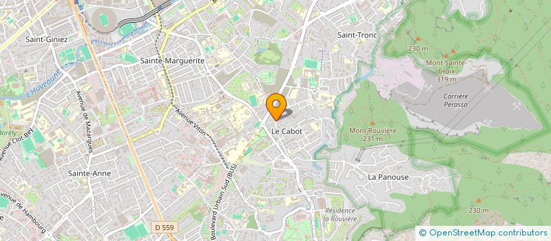 localisation de l'entreprise MONSIEUR ROMAIN KNEZEVIC  MARSEILLE