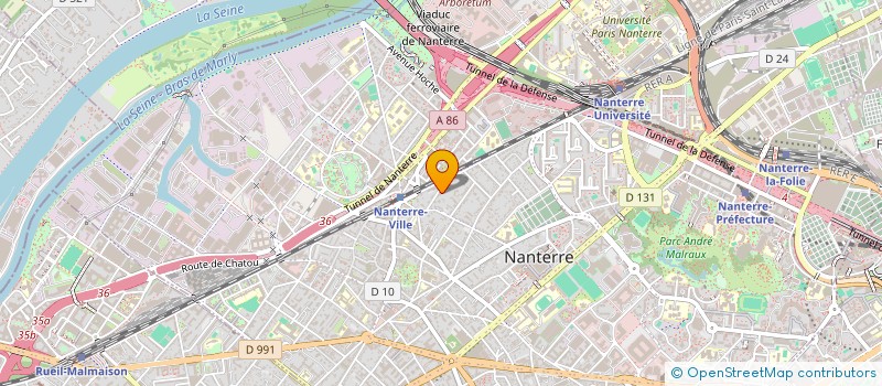 localisation de l'entreprise MONSIEUR ROMAIN KOUBBI à NANTERRE