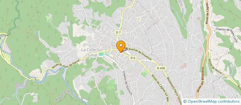 localisation de l'entreprise MONSIEUR ROMAIN KRIEF à LA COLLE-SUR-LOUP
