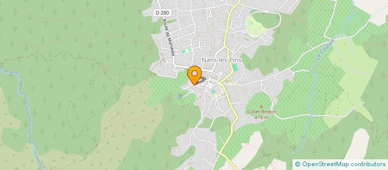 localisation de l'entreprise MONSIEUR ROMAIN KUENEMANN  NANS-LES-PINS