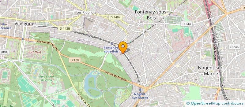localisation de l'entreprise MONSIEUR ROMAIN KUSEK à FONTENAY-SOUS-BOIS