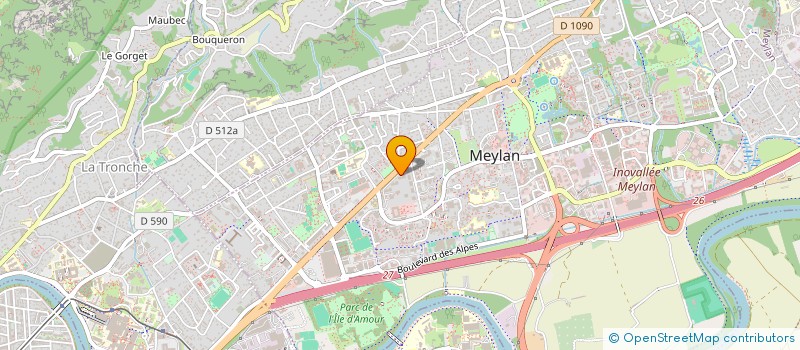 localisation de l'entreprise MONSIEUR ROMAIN LA RIZZA  MEYLAN