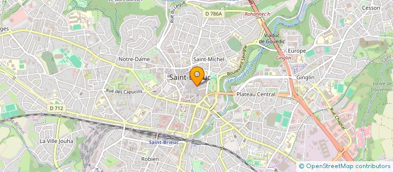 localisation de l'entreprise MONSIEUR ROMAIN LABBE à SAINT-BRIEUC