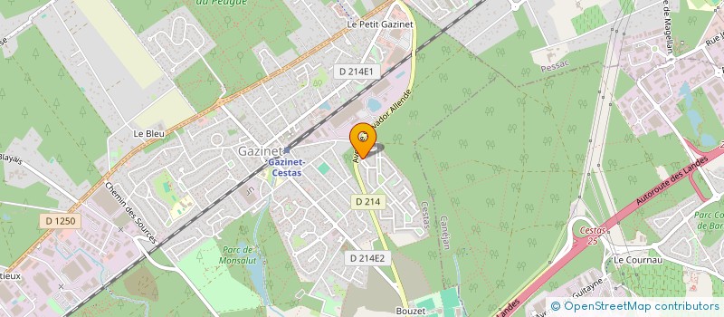 localisation de l'entreprise MONSIEUR ROMAIN LABEYRIE  CESTAS