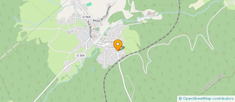 localisation de l'entreprise MONSIEUR ROMAIN LABREUCHE  FONTAINE-LES-LUXEUIL