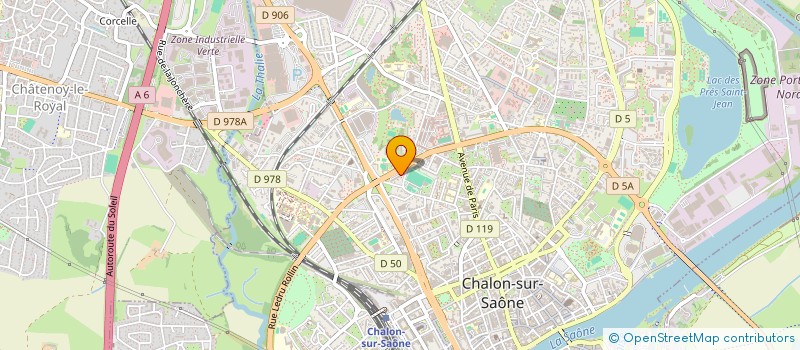 localisation de l'entreprise MONSIEUR ROMAIN LACAPERE à CHALON-SUR-SAONE