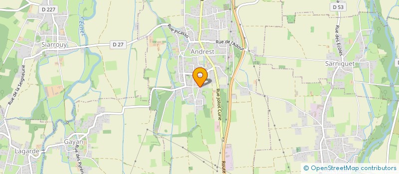 localisation de l'entreprise MONSIEUR ROMAIN LACOSTE  ANDREST