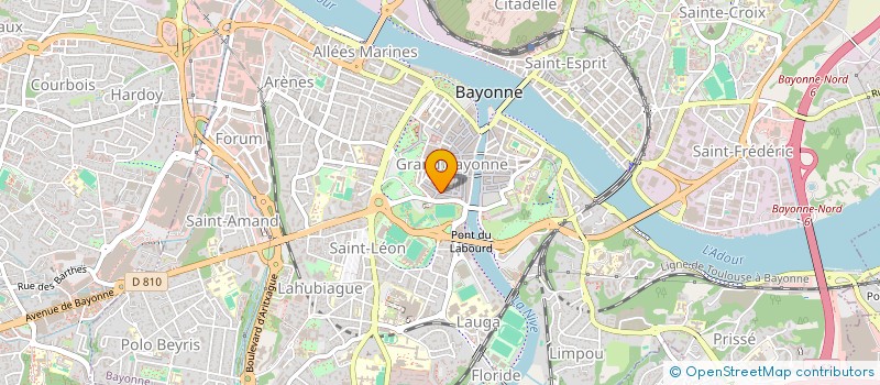 localisation de l'entreprise MONSIEUR ROMAIN LACROIX à BAYONNE