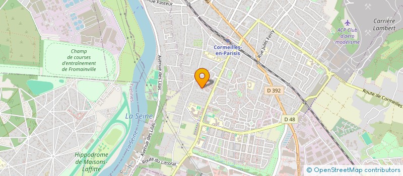 localisation de l'entreprise MONSIEUR ROMAIN LAFON  CORMEILLES-EN-PARISIS
