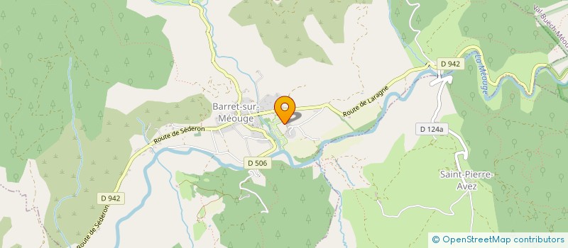 localisation de l'entreprise MONSIEUR ROMAIN LAGIER  BARRET-SUR-MEOUGE