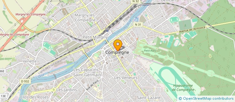 localisation de l'entreprise MONSIEUR ROMAIN LAGNY à COMPIEGNE