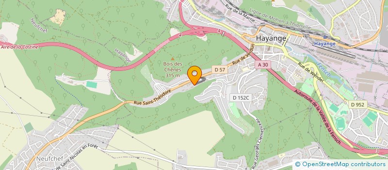 localisation de l'entreprise MONSIEUR ROMAIN LAMARLE  HAYANGE