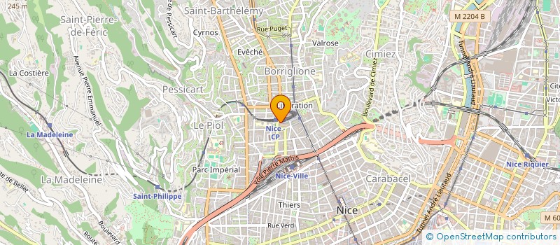 localisation de l'entreprise MONSIEUR ROMAIN LAMBERT à NICE