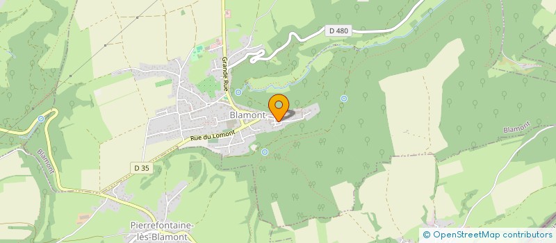 localisation de l'entreprise MONSIEUR ROMAIN LAMBERT  BLAMONT