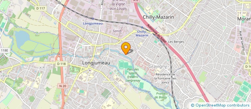 localisation de l'entreprise MONSIEUR ROMAIN LAMURE à LONGJUMEAU