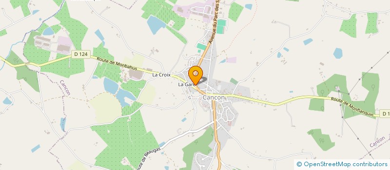 localisation de l'entreprise MONSIEUR ROMAIN LANDAIS  CANCON